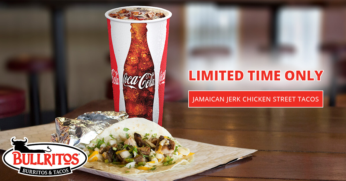 Jamaican Jerk Chicken Street Tacos | Bullritos - Burritos & Tacos